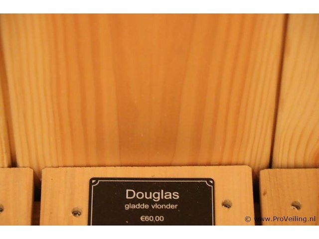 Partij diverse soorten vlonderplanken & wandplanken o.a. vuren binnenvloer, douglas & vuren geribbelde vlonderplanken - afbeelding 25 van  27