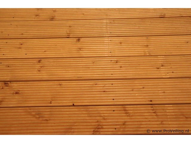 Partij diverse soorten vlonderplanken & wandplanken o.a. vuren binnenvloer, douglas & vuren geribbelde vlonderplanken - afbeelding 26 van  27