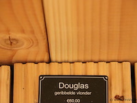 Partij diverse soorten vlonderplanken & wandplanken o.a. vuren binnenvloer, douglas & vuren geribbelde vlonderplanken - afbeelding 27 van  27