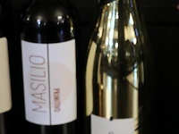 Partij diverse soorten wijnen o.a. masilio rode wijn primitivo & lust rosé wijn - afbeelding 5 van  5