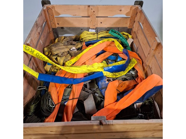 Partij diverse span en hijsbanden, o.a. spanset - afbeelding 2 van  8