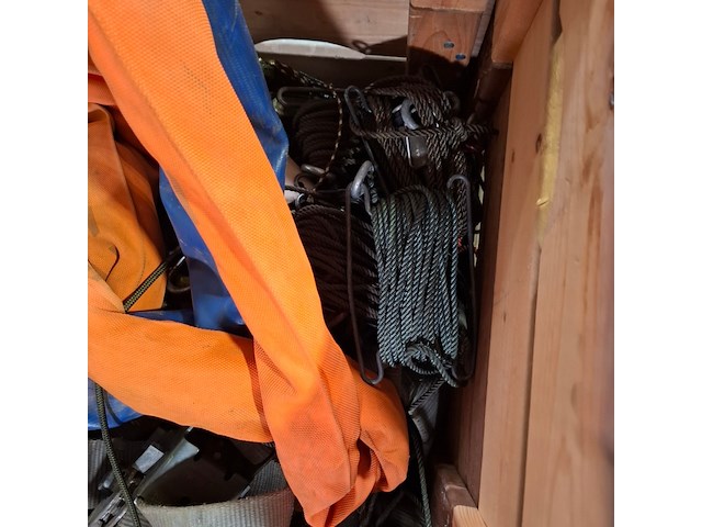 Partij diverse span en hijsbanden, o.a. spanset - afbeelding 5 van  8
