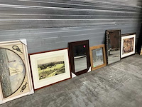 Partij diverse spiegels en decoratie (8x) - afbeelding 1 van  7