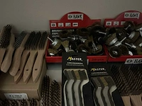 Partij diverse staalborstels/brushing tools/etc (246x) - afbeelding 5 van  10