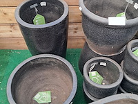 Partij diverse stenen bloempotten ts collection - afbeelding 9 van  17