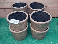 Partij diverse stenen bloempotten ts collection - afbeelding 10 van  17