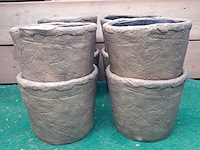 Partij diverse stenen bloempotten ts collection - afbeelding 13 van  17