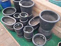 Partij diverse stenen bloempotten ts collection - afbeelding 14 van  17