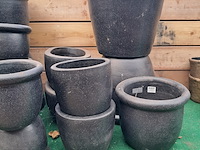 Partij diverse stenen bloempotten ts collection - afbeelding 17 van  17