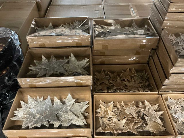 Partij diverse sterren decoratie (227x) - afbeelding 10 van  16