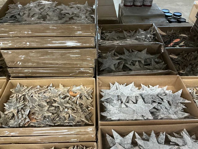 Partij diverse sterren decoratie (227x) - afbeelding 11 van  12