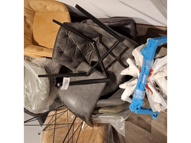 Partij diverse stoelen en onderstellen - afbeelding 3 van  9