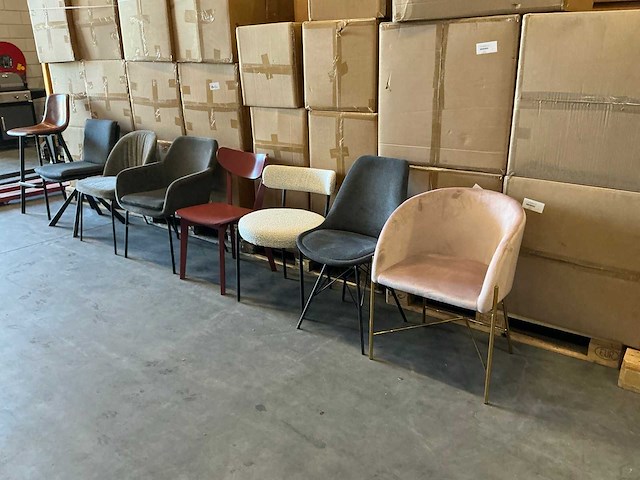Partij diverse stoelen o.a actona (8x) - afbeelding 1 van  11