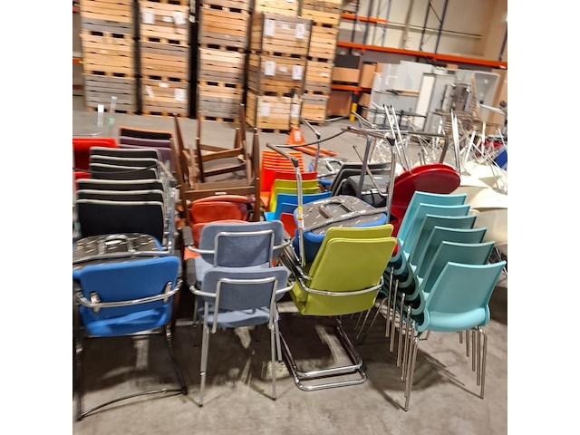 Partij diverse stoelen, o.a artifort, ahrend - afbeelding 4 van  13