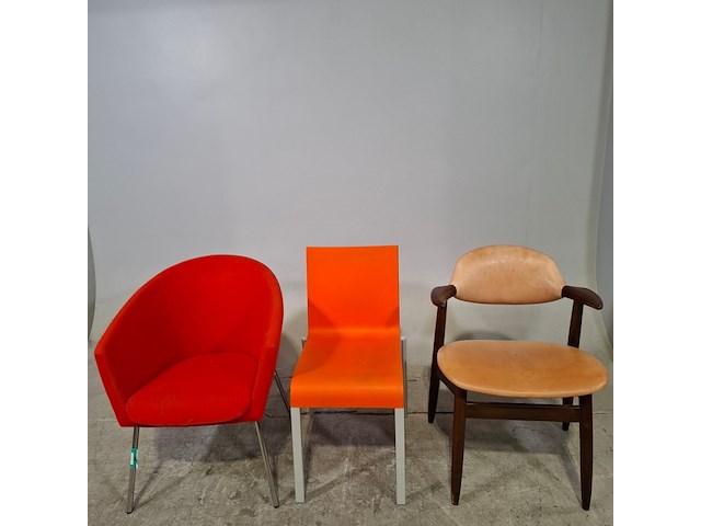 Partij diverse stoelen, o.a artifort, ahrend - afbeelding 1 van  13