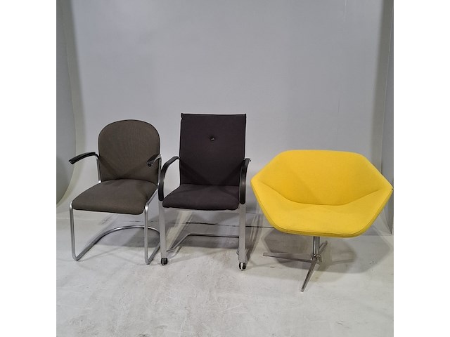 Partij diverse stoelen, o.a gispen - afbeelding 1 van  12