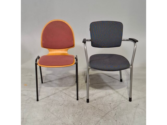 Partij diverse stoelen, o.a. kusch co - afbeelding 1 van  9