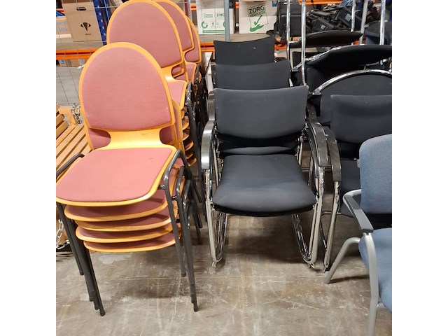 Partij diverse stoelen, o.a. kusch co - afbeelding 9 van  9