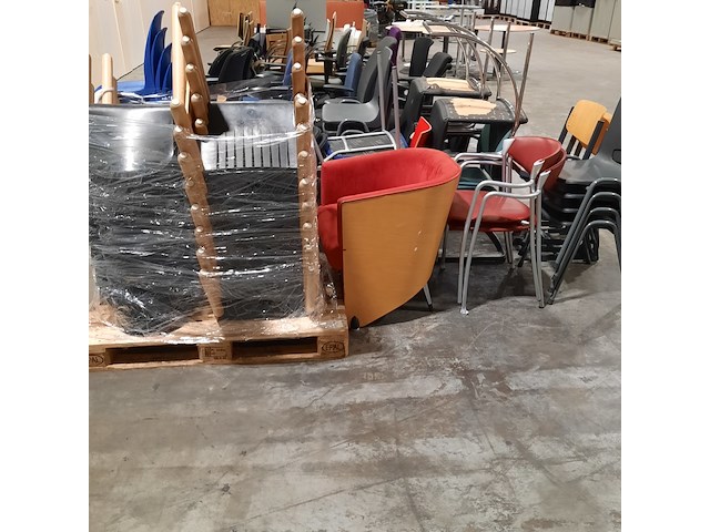 Partij diverse stoelen o.a. thonet - afbeelding 7 van  7