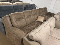 Partij diverse stoffen en leren bankstellen (32x) - afbeelding 6 van  42