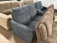 Partij diverse stoffen en leren bankstellen (32x) - afbeelding 19 van  42