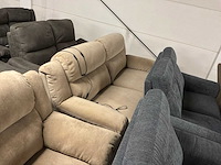 Partij diverse stoffen en leren bankstellen (32x) - afbeelding 22 van  42