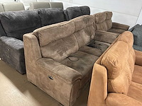 Partij diverse stoffen en leren bankstellen (32x) - afbeelding 7 van  42