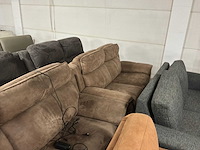 Partij diverse stoffen en leren bankstellen (32x) - afbeelding 31 van  42