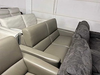 Partij diverse stoffen en leren bankstellen (32x) - afbeelding 32 van  42