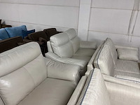 Partij diverse stoffen en leren bankstellen (32x) - afbeelding 40 van  42