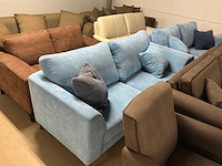 Partij diverse stoffen en leren bankstellen (32x) - afbeelding 2 van  42