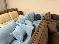 Partij diverse stoffen en leren bankstellen (32x) - afbeelding 14 van  42