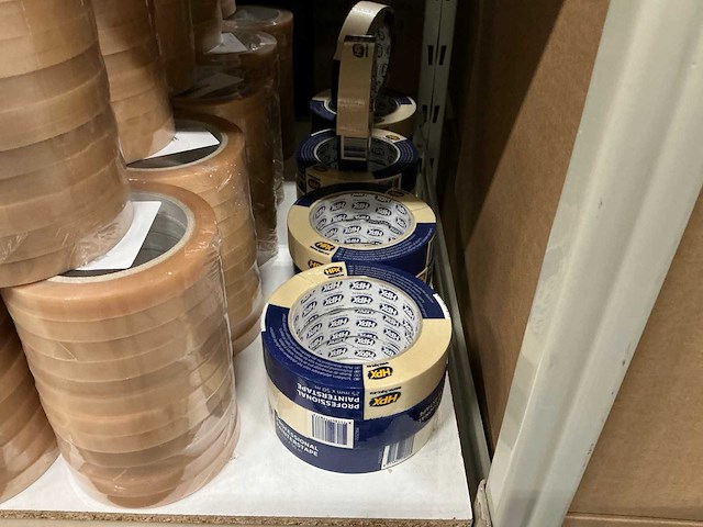 Partij diverse tape/rubber bands/kladblokken etc - afbeelding 8 van  15