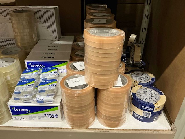 Partij diverse tape/rubber bands/kladblokken etc - afbeelding 9 van  15