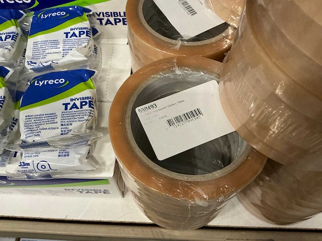 Partij diverse tape/rubber bands/kladblokken etc - afbeelding 10 van  15