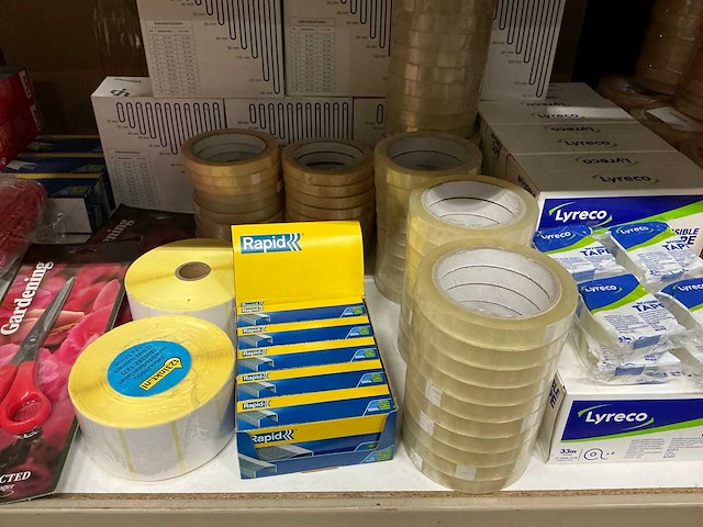 Partij diverse tape/rubber bands/kladblokken etc - afbeelding 13 van  15