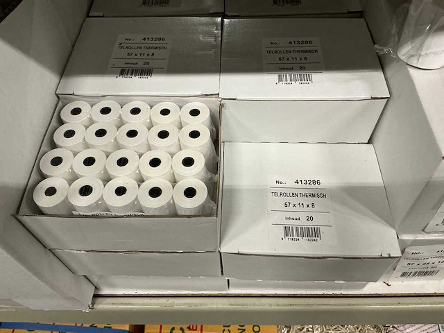 Partij diverse telrollen/thermorollen (1540x) - afbeelding 10 van  14
