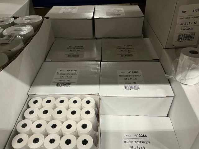 Partij diverse telrollen/thermorollen (1540x) - afbeelding 11 van  14