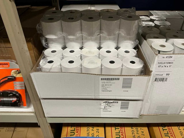 Partij diverse telrollen/thermorollen (1540x) - afbeelding 13 van  14