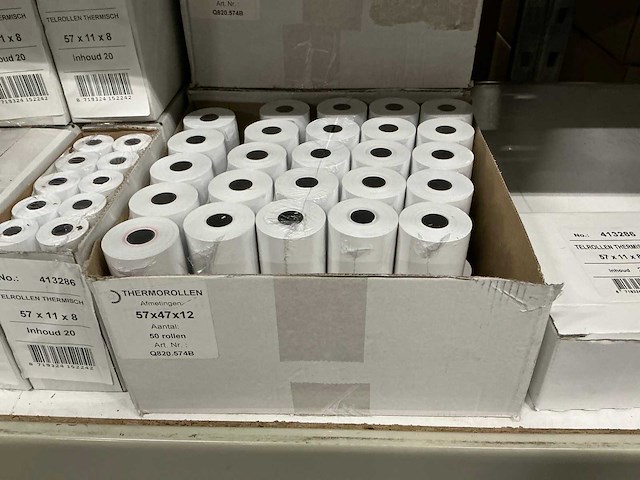 Partij diverse telrollen/thermorollen (1540x) - afbeelding 2 van  14