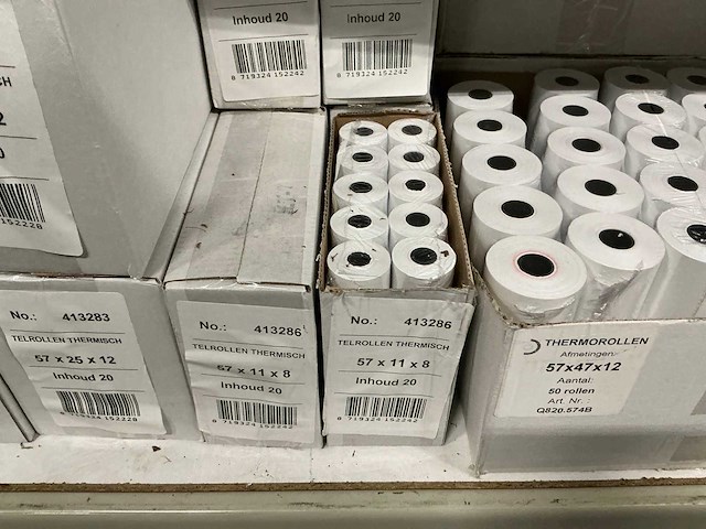 Partij diverse telrollen/thermorollen (1540x) - afbeelding 6 van  14