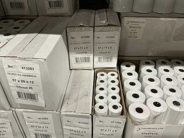 Partij diverse telrollen/thermorollen (1540x) - afbeelding 7 van  14