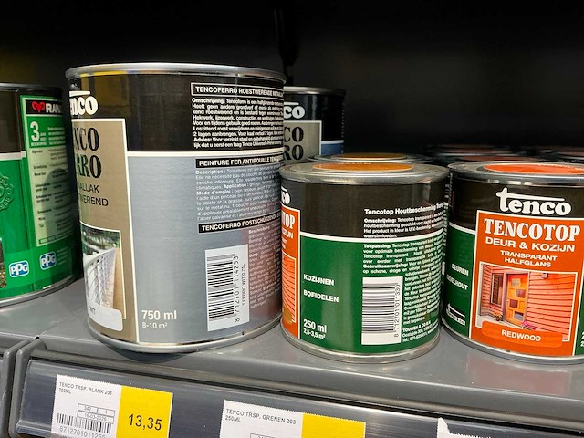 Partij diverse tenco ferro metaallak/jachtlak/tencotop deur&kozijn (38x) - afbeelding 7 van  7