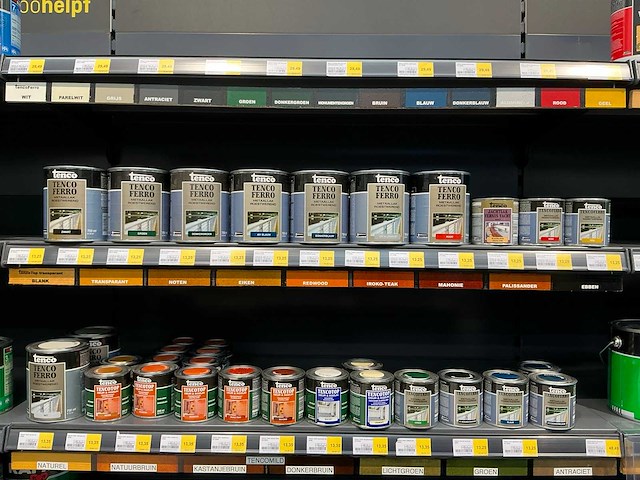 Partij diverse tenco ferro metaallak/jachtlak/tencotop deur&kozijn (38x) - afbeelding 1 van  7