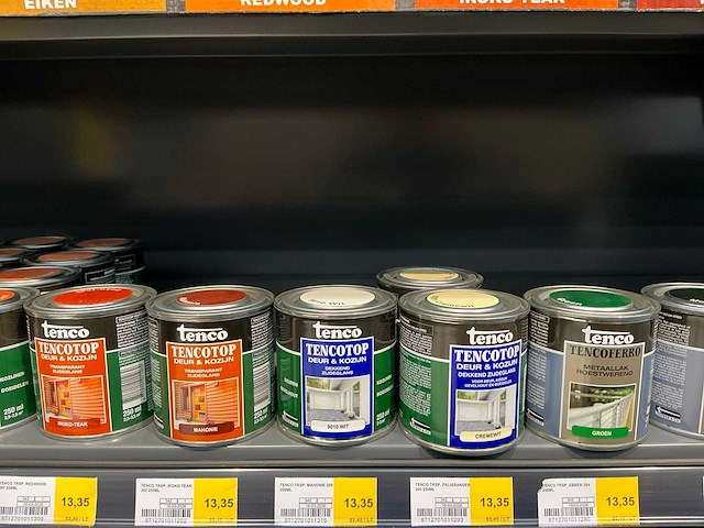 Partij diverse tenco ferro metaallak/jachtlak/tencotop deur&kozijn (38x) - afbeelding 4 van  7