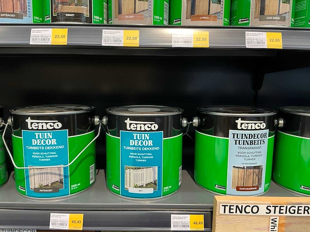 Partij diverse tenco tuin decor/douglas&steiger&tuin beits/bangkirai olie/etc (52x) - afbeelding 11 van  23