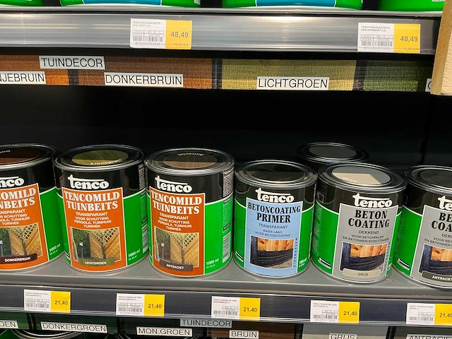 Partij diverse tenco tuin decor/douglas&steiger&tuin beits/bangkirai olie/etc (52x) - afbeelding 15 van  23