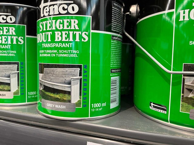 Partij diverse tenco tuin decor/douglas&steiger&tuin beits/bangkirai olie/etc (52x) - afbeelding 5 van  23