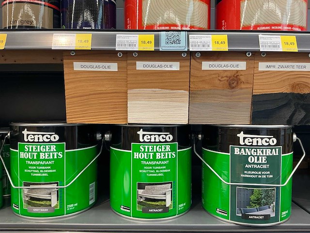 Partij diverse tenco tuin decor/douglas&steiger&tuin beits/bangkirai olie/etc (52x) - afbeelding 6 van  23