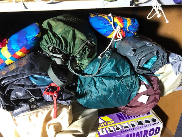 Partij diverse tenten/doeken - afbeelding 1 van  1